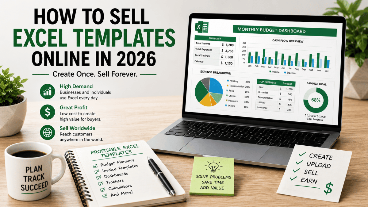 How to Sell Excel Templates Online in 2026